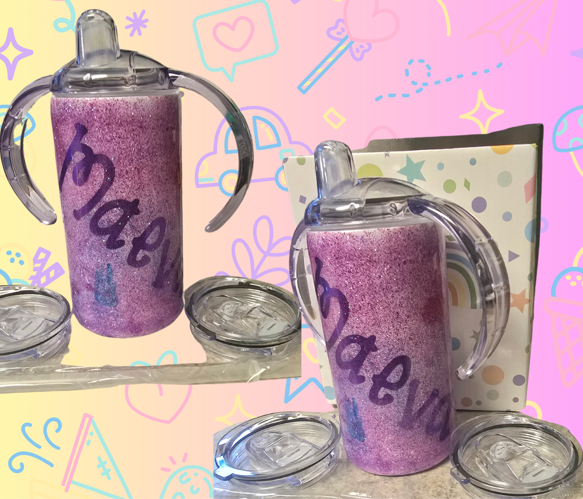12oz stainless steel sippy cup