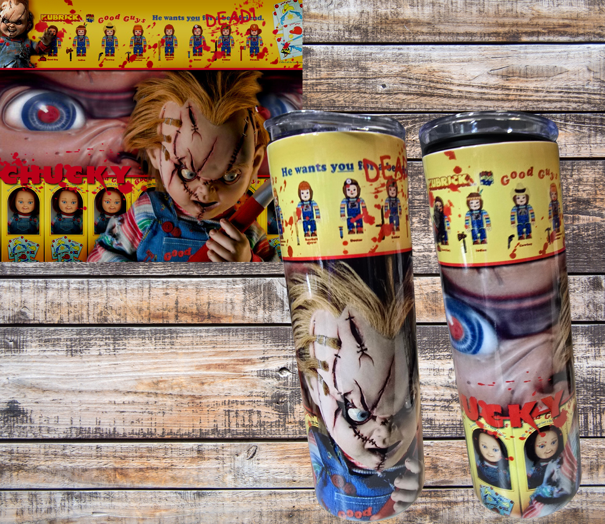 Chucky Stainless Tumbler 20 oz