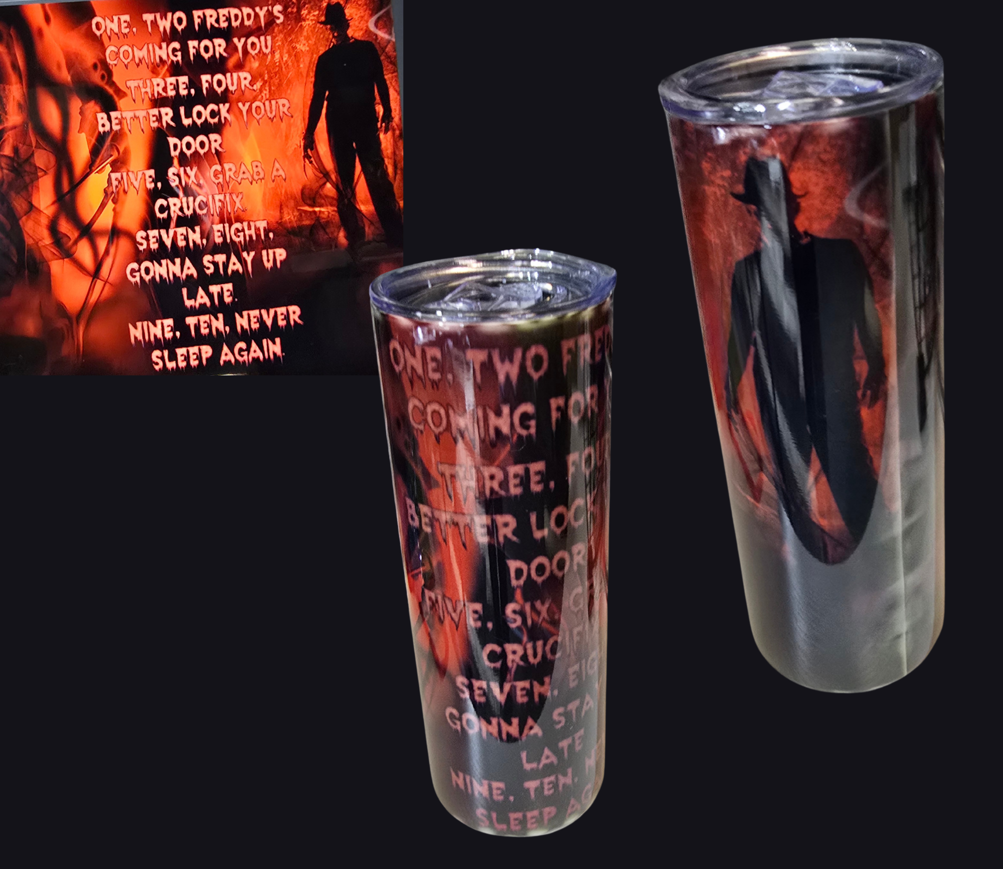 Freddy Krueger Stainless Tumbler