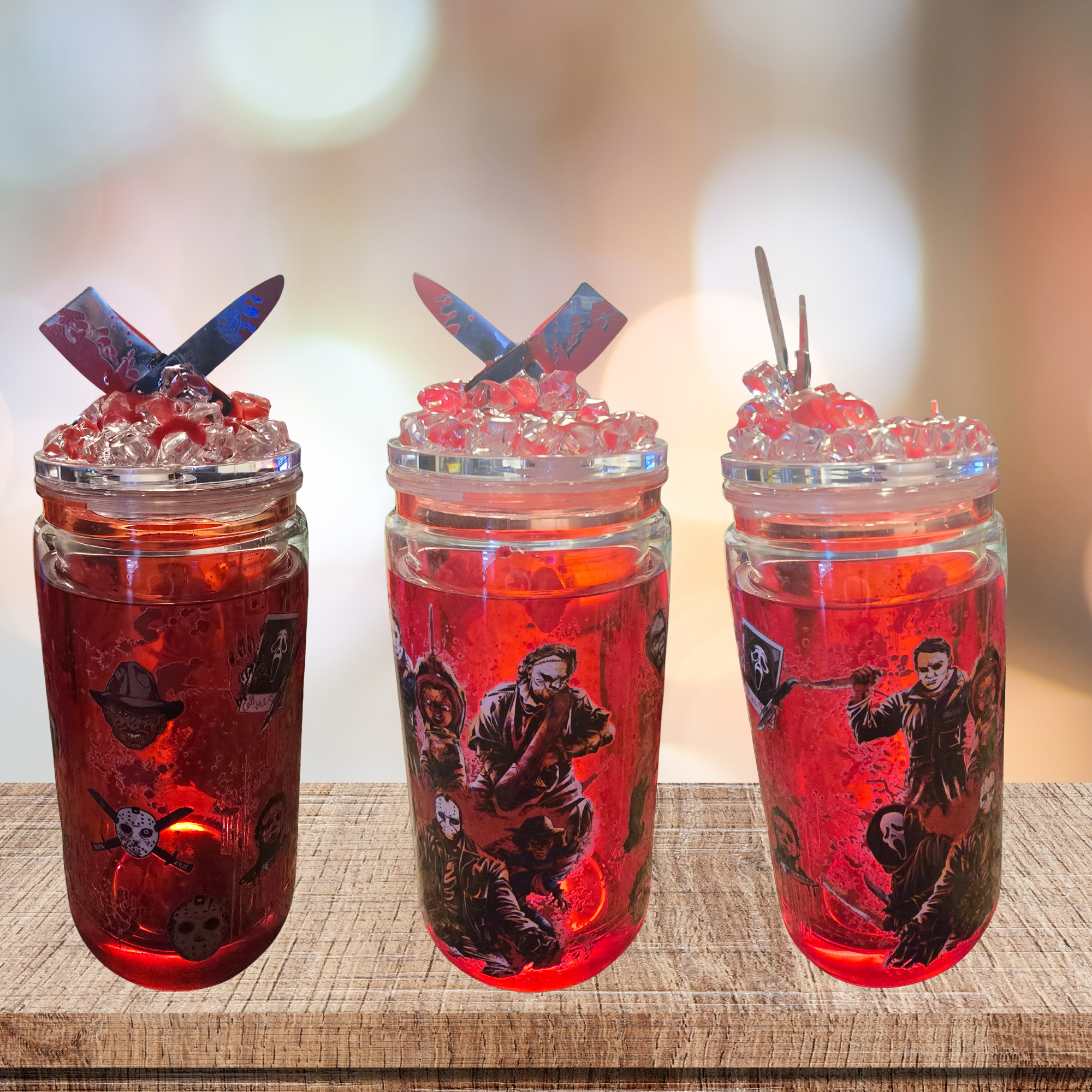 16oz snow globe tumbler