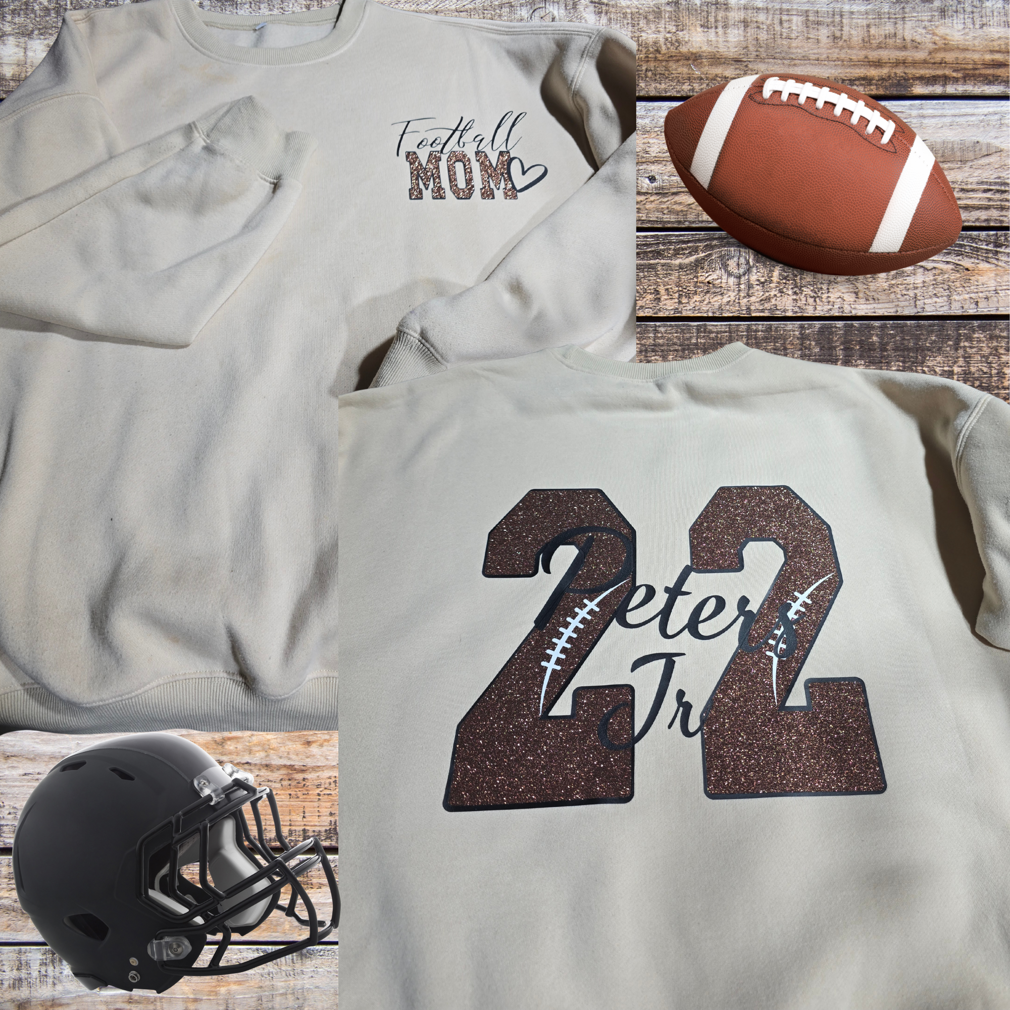 Custom football sweatshirt