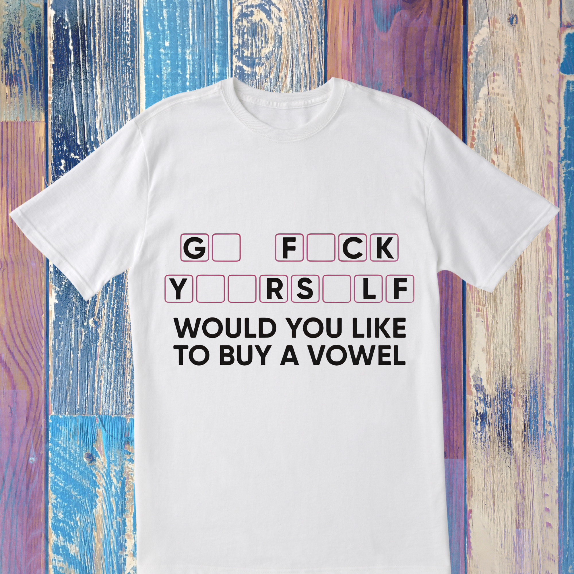Buy a Vowel Tshirt