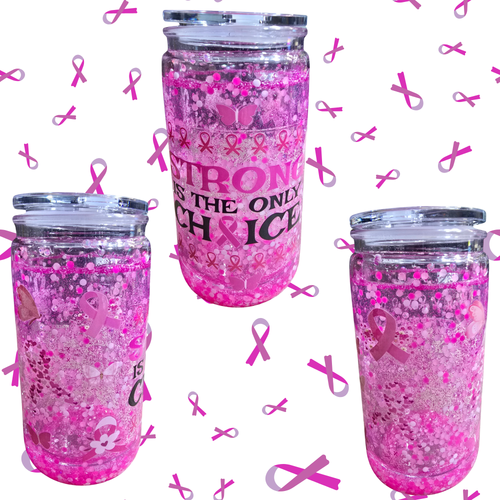 16oz snow globe tumbler