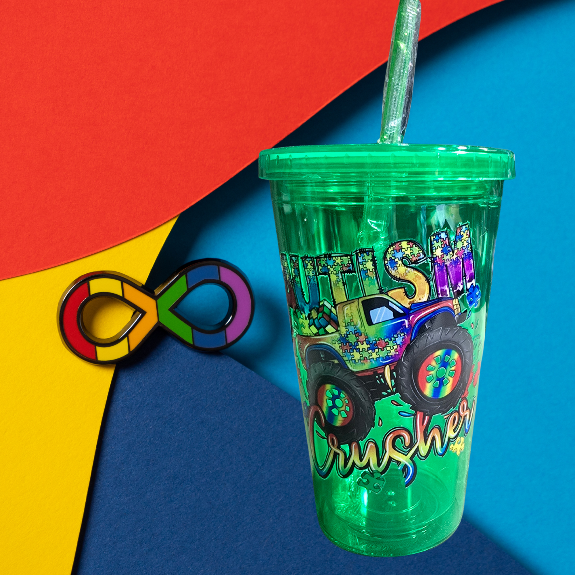 24oz acrylic tumbler CLEARANCE