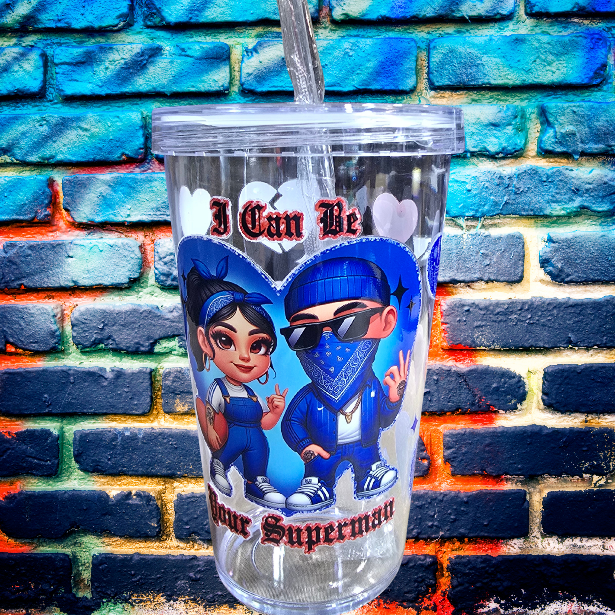 24oz acrylic tumbler CLEARANCE