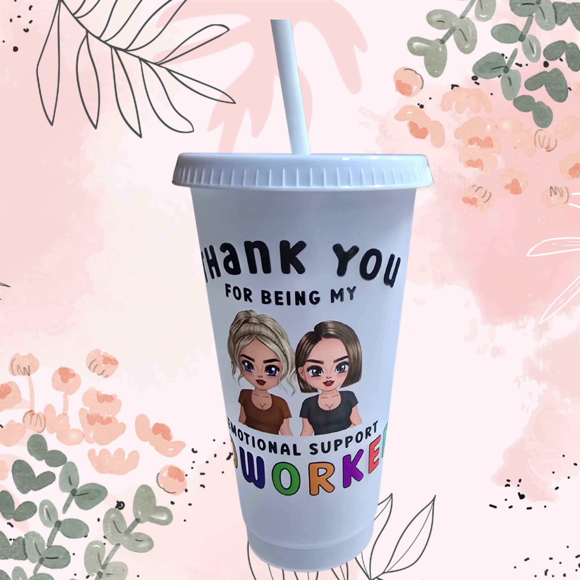 24oz acrylic tumbler CLEARANCE