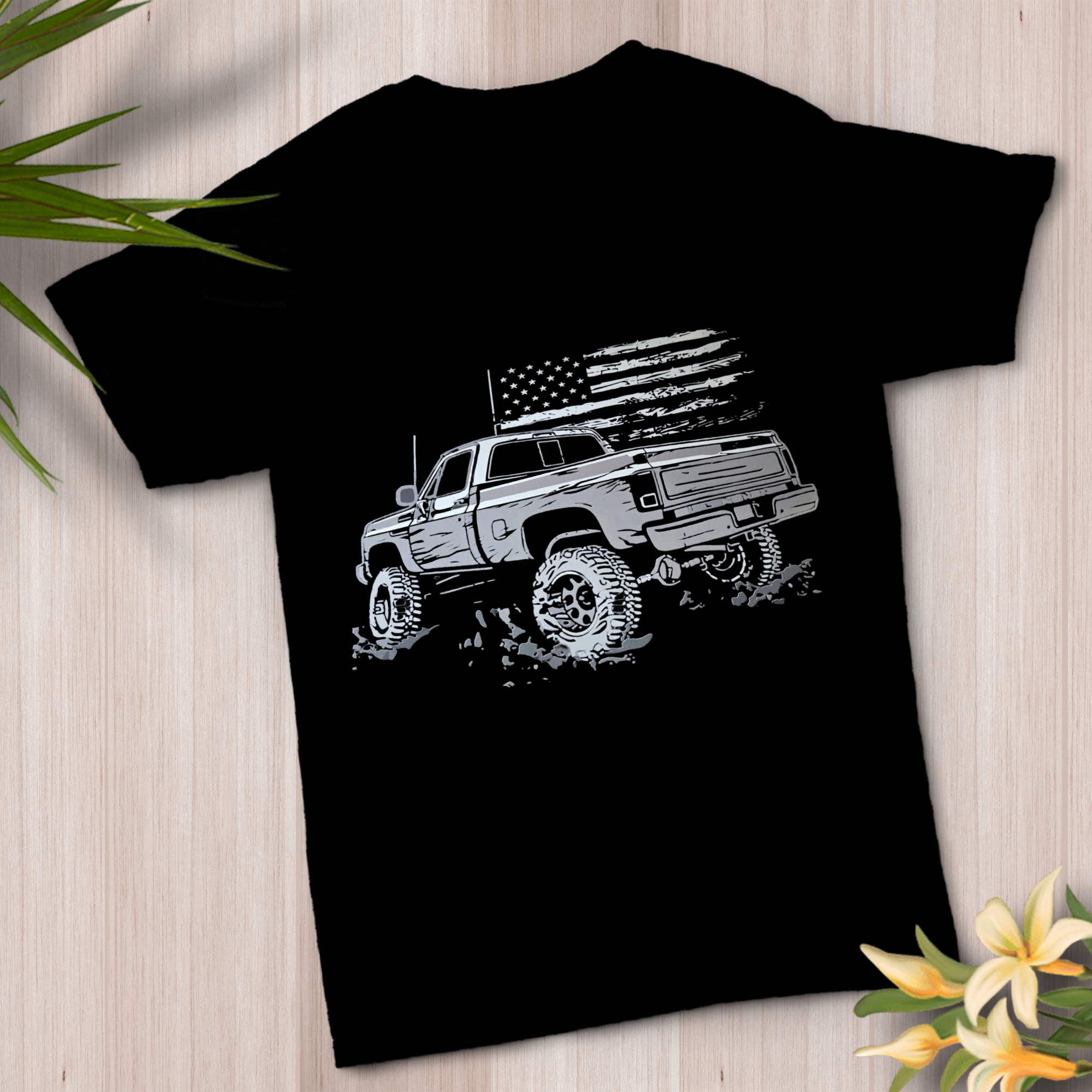 American Monster Truck Tshirt